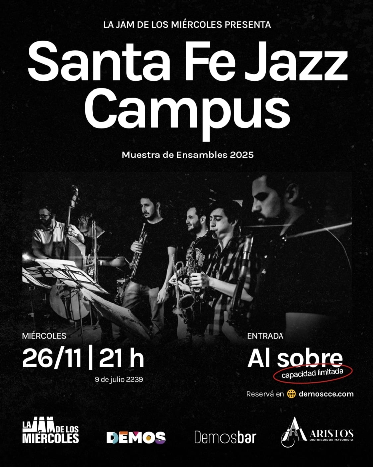 SANTA FE JAZZ CAMPUS en @lajamdelosmiercoles